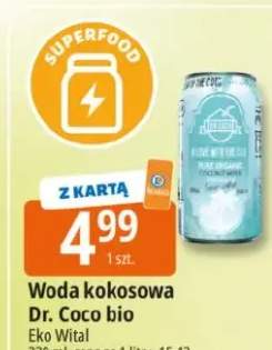 Woda kokosowa Dr. Coco bio Eko Wital
