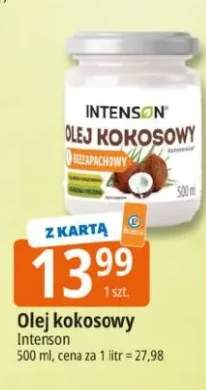 Olej kokosowy bezzapachowy rafinowany Intenson