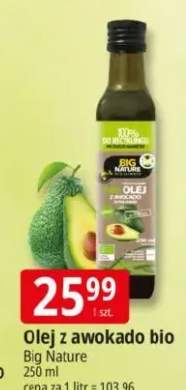 Olej z awokado bio Big Nature