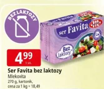 Ser Favita bez laktozy Mlekovita