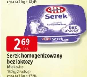 Serek homogenizowany bez laktozy Mlekovita