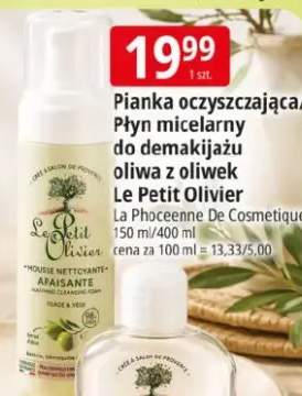 Płyn micelarny do demakijażu oliwa z oliwek Le Petit Olivier