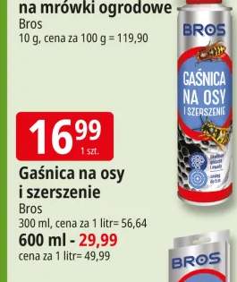 Gaśnica na osy i szerszenie Bros 600ml