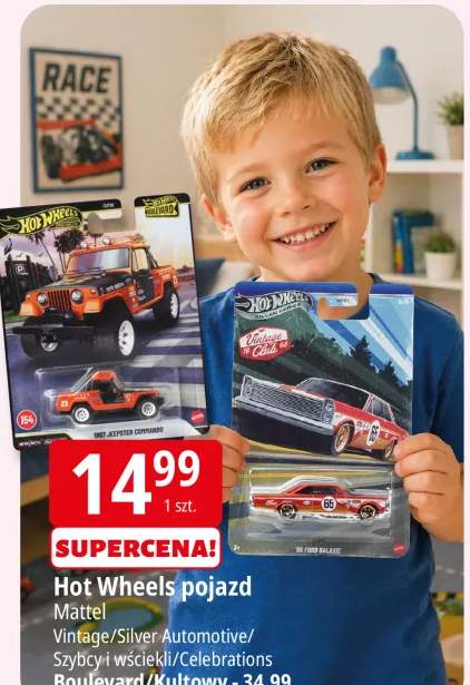 Hot Wheels pojazd Kultowy Mattel