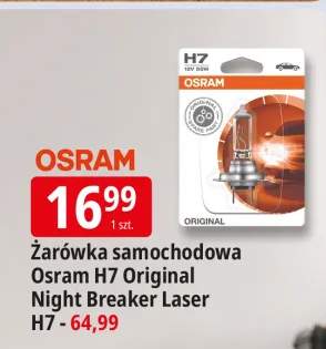 Żarówka samochodowa Osram H7 Original Night Breaker Laser