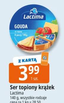 Ser topiony krążek Gouda Lactima