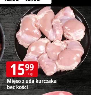 Mięso z uda kurczaka bez kości