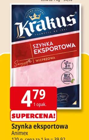 Szynka eksportowa wieprzowa Krakus