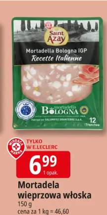 Mortadela wieprzowa włoska Saint Azay Bologna IGP