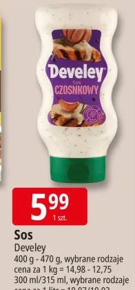 Sos czosnkowy Develey