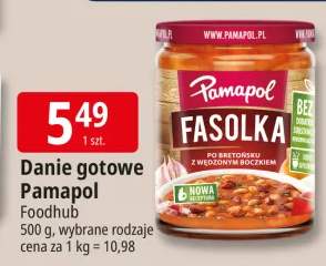 Fasolka po bretońsku z wędzonym boczkiem Pamapol