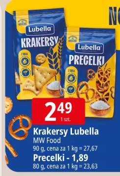 Krakersy Lubella z solą