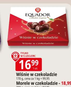 Wiśnie w czekoladzie Equador Collection inspirée