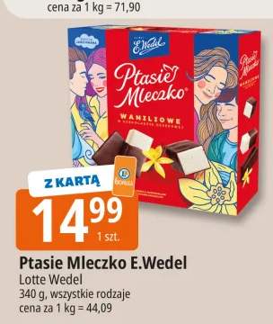 Ptasie Mleczko waniliowe w czekoladzie deserowej E.Wedel edycja limitowana