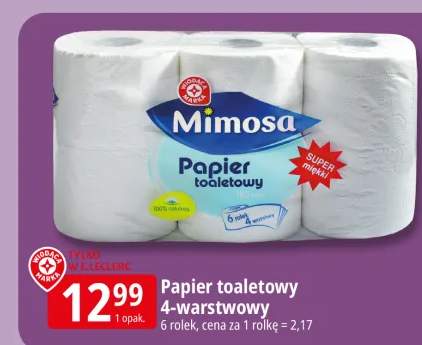 Papier toaletowy 4-warstwowy Mimosa