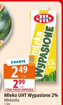 Mleko UHT Wypasione 2% Mlekovita