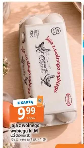 Jaja z wolnego wybiegu kl.M Czachorowski