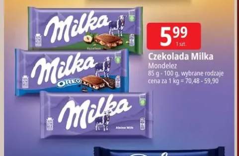 Czekolada Milka Alpine Milk