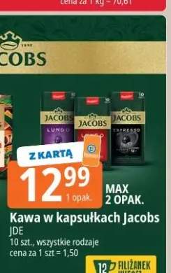 Kawa w kapsułkach Jacobs Lungo