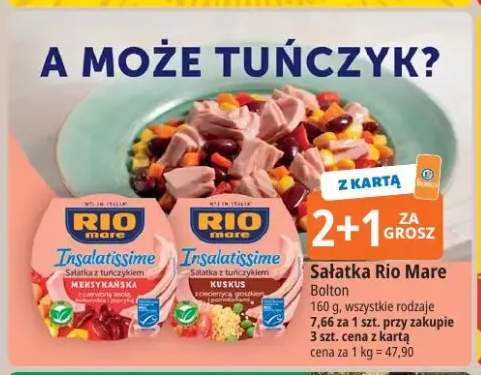 Sałatka z tuńczykiem Rio Mare Insalatissime kuskus