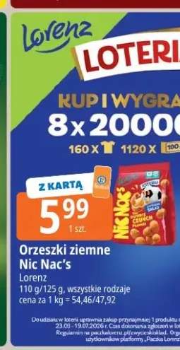 Orzeszki ziemne Nic Nac's