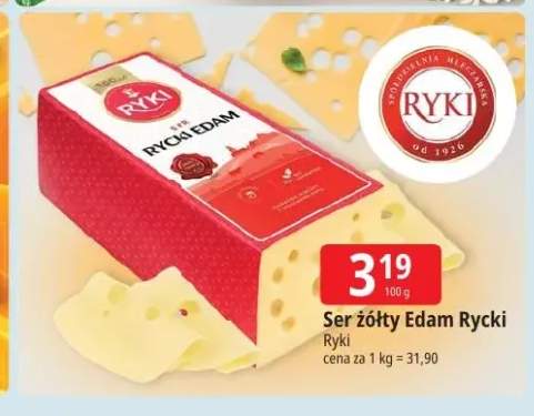Ser żółty Edam Rycki
