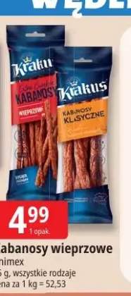 Kabanosy wieprzowe Krakus
