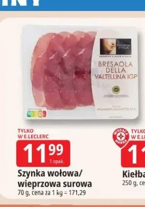 Szynka wieprzowa surowa