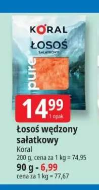 Łosoś wędzony sałatkowy Koral 200g