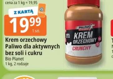 Krem orzechowy Paliwo dla aktywnych bez soli i cukru