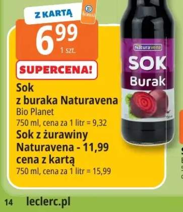 Sok z buraka Naturavena