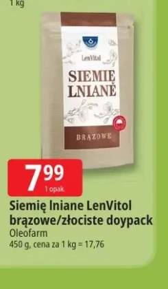 Siemię lniane LenVitol brązowe/złociste doypack