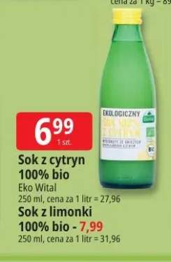 Sok z cytryn 100% bio Eko Wital