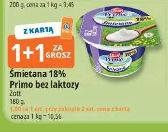 Śmietana 18% Primo bez laktozy Zott