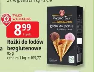 Rożki do lodów bezglutenowe