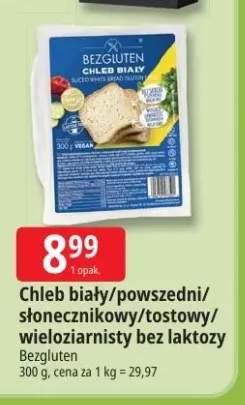 Chleb biały bez laktozy Bezgluten