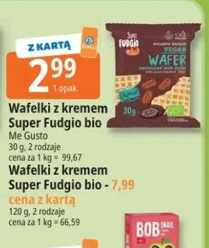 Wafelki z kremem Super Fudgio bio