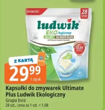 Kapsułki do zmywarek Ultimate Plus Ludwik Ekologiczny