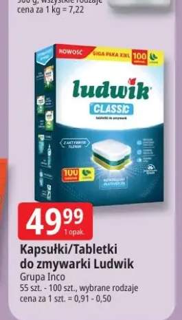 Kapsułki do zmywarki Ludwik