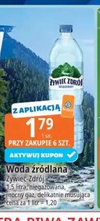 Woda źródlana Żywiec-Zdrój niegazowana 1,5l