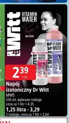 Napój izotoniczny Dr Witt Vitamin Water 550ml