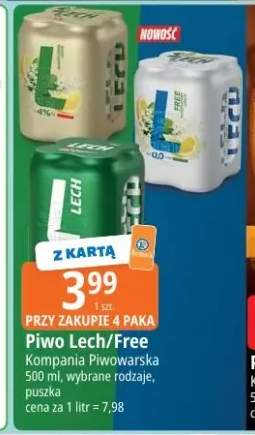 Piwo Lech puszka 500ml