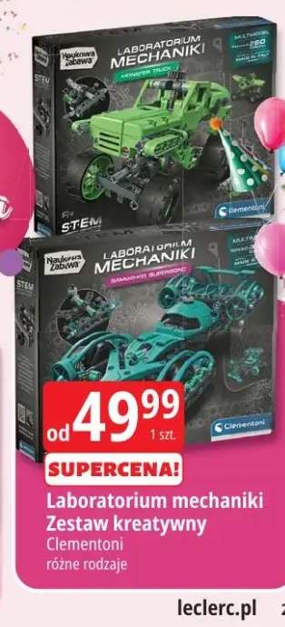 Laboratorium mechaniki Zestaw kreatywny Clementoni