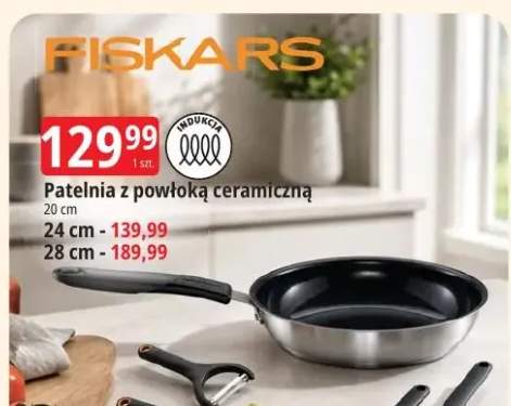 Patelnia z powłoką ceramiczną Fiskars 20cm