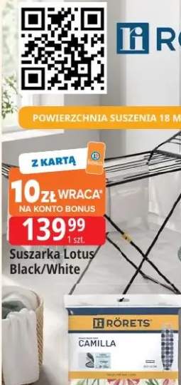 Suszarka Lotus Black/White RÖRETS