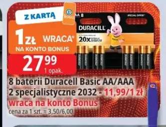 Baterie Duracell Basic AA 8-pak