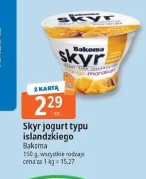 Skyr jogurt typu islandzkiego Bakoma