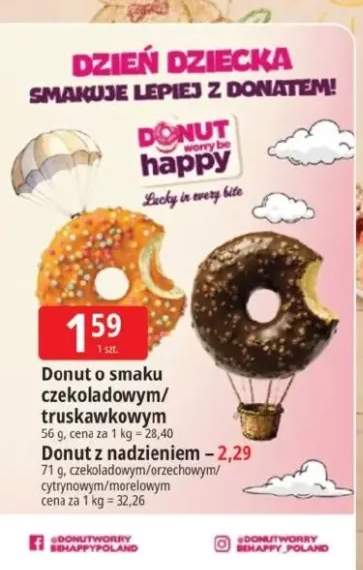 Donut o smaku czekoladowym