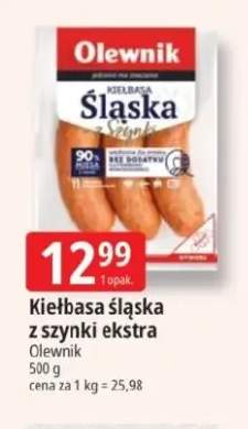Kiełbasa śląska z szynki ekstra Olewnik