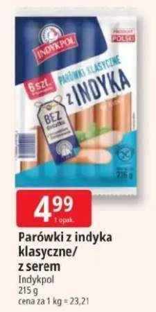 Parówki z indyka klasyczne Indykpol